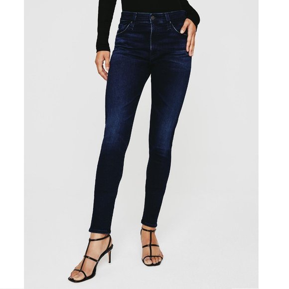 NEW AG Farrah High-Rise Skinny in 4 Years Encore Size 24 Inseam 30 - Picture 1 of 14